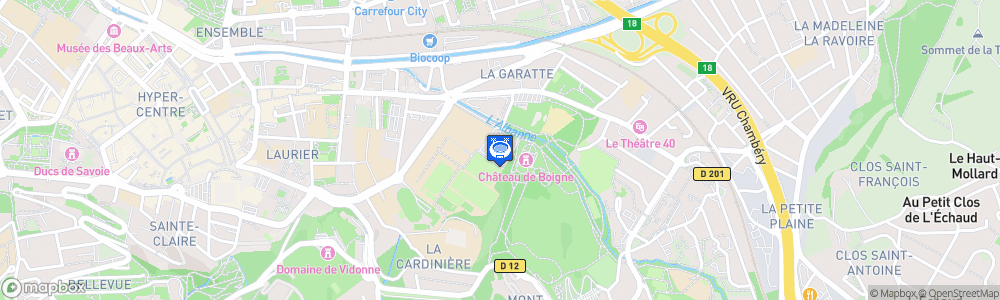 Static Map of Patinoire Buisson Rond