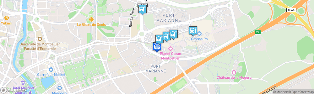 Static Map of Patinoire Végapolis