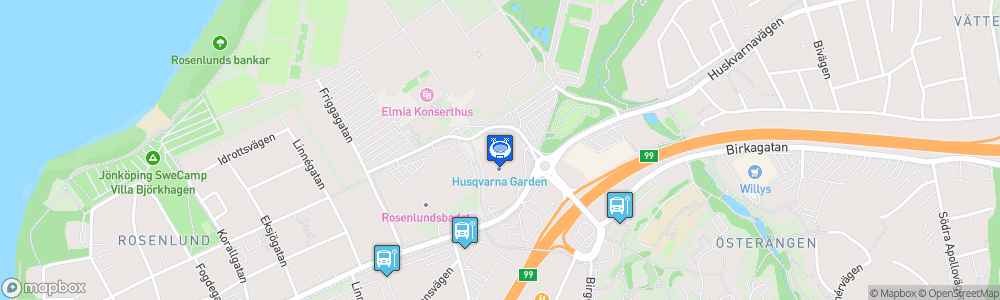 Static Map of Husqvarna Garden