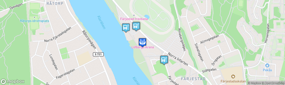 Static Map of Löfbergs Arena