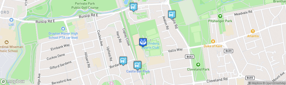 Static Map of Trailfinders Sports Ground