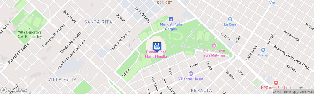 Static Map of Estadio José María Minella