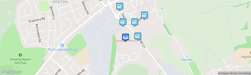 Static Map of Tetley's Stadium