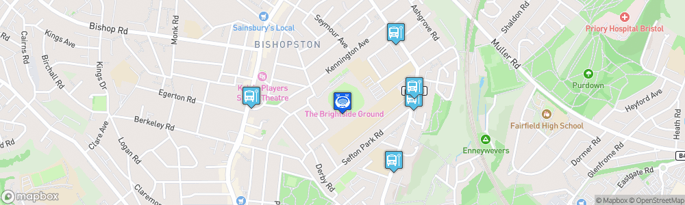 Static Map of Bristol County Ground
