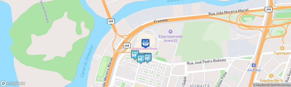 Static Map of Arena do Grêmio