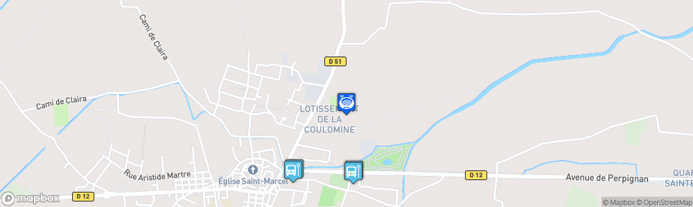 Static Map of Stade Joseph-Raynal