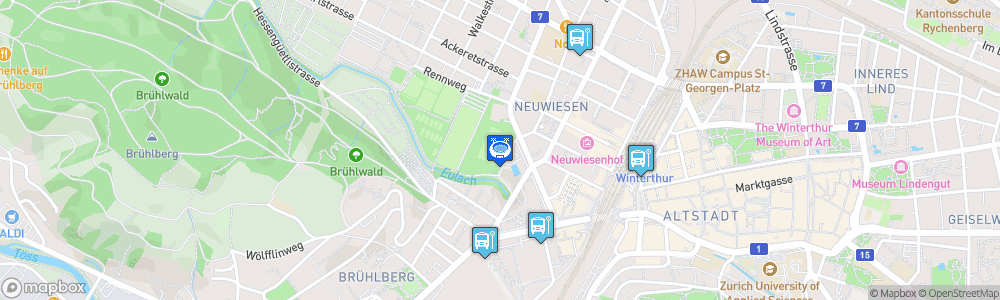 Static Map of Stadion Schützenwiese