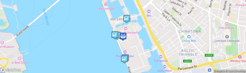 Static Map of M&S Bank Arena