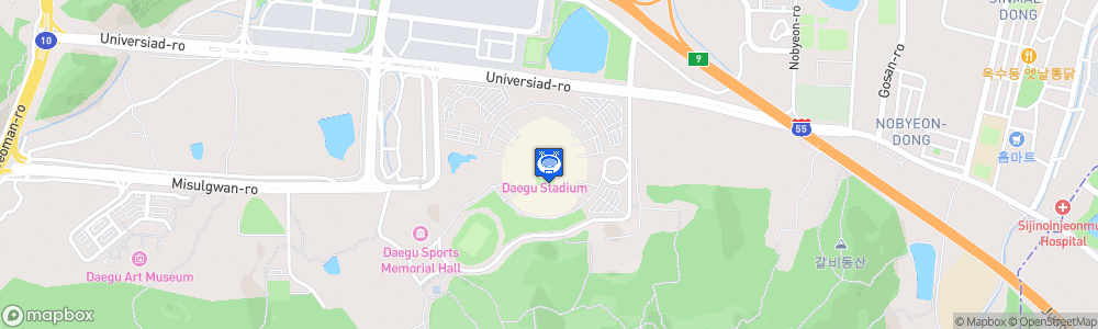 Static Map of Daegu Stadium