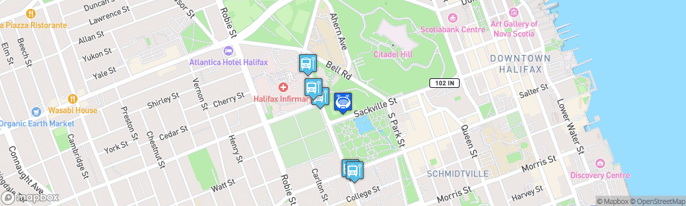 Static Map of Wanderers Grounds Stadium