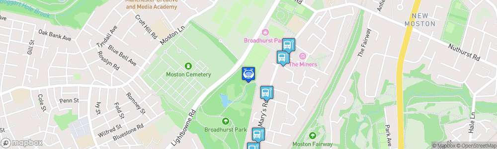 Static Map of Broadhurst Park