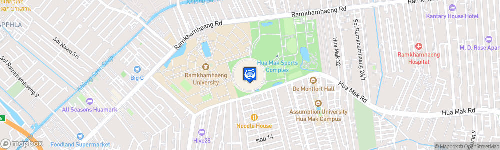 Static Map of Rajamangala National Stadium