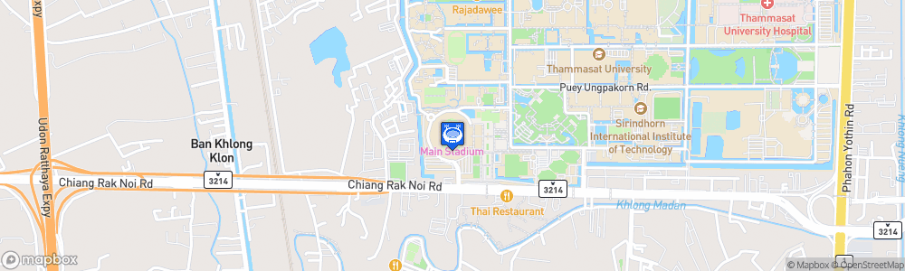 Static Map of Thammasat Stadium