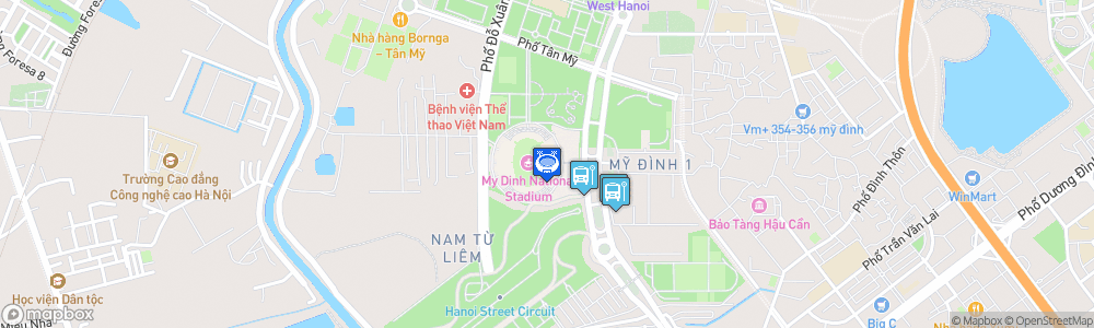 Static Map of Mỹ Đình National Stadium