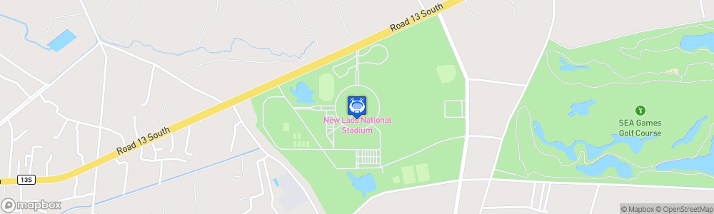 Static Map of Laos National Stadium