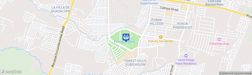 Static Map of Panaad Stadium