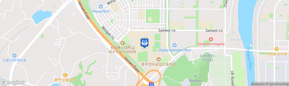 Static Map of Nambu University Football Field