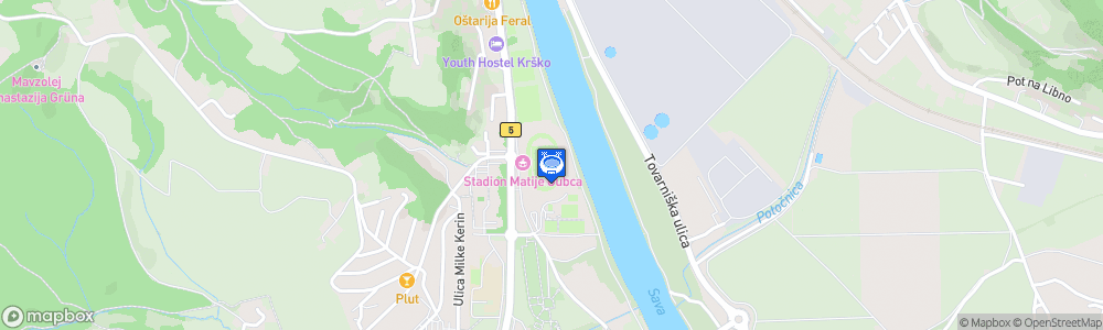 Static Map of Stadion Matije Gubca