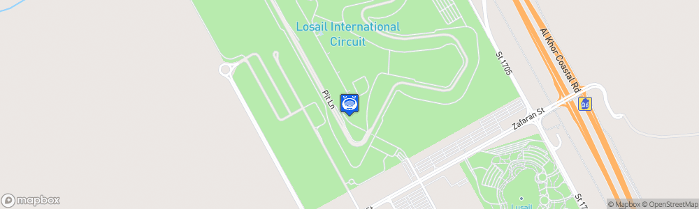 Static Map of Losail International Circuit