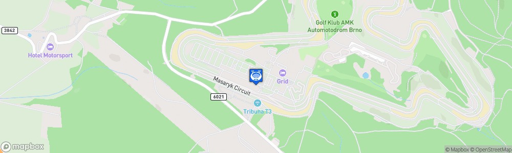 Static Map of Automotodrom Brno Masaryk