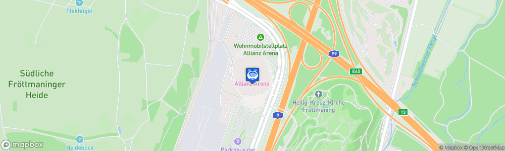 Static Map of Allianz Arena