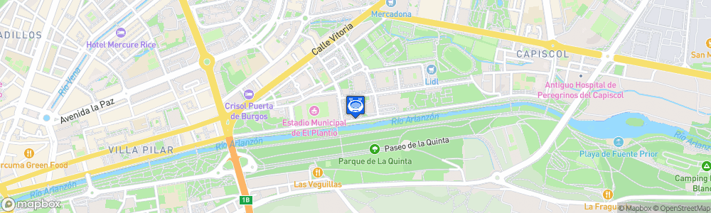 Static Map of Coliseum Burgos