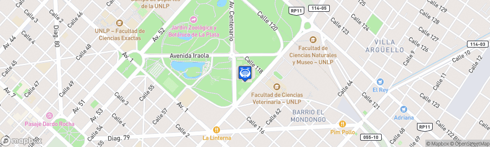 Static Map of Estadio Juan Carmelo Zerillo