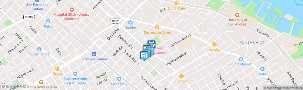 Static Map of Estadio José Dellagiovanna