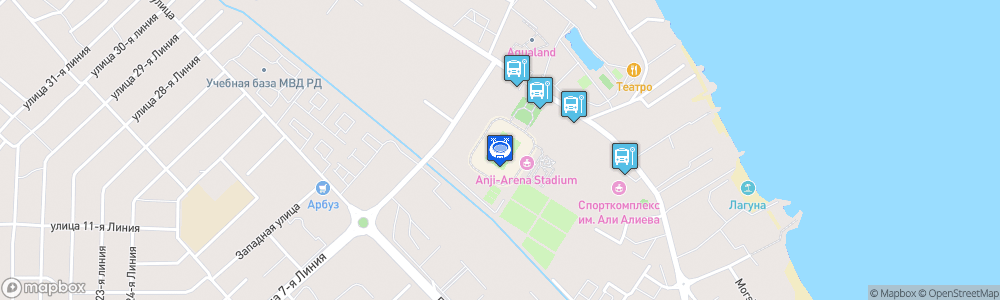 Static Map of Anzhi Arena