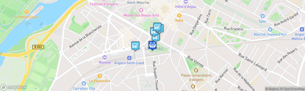 Static Map of Patinoire du Haras