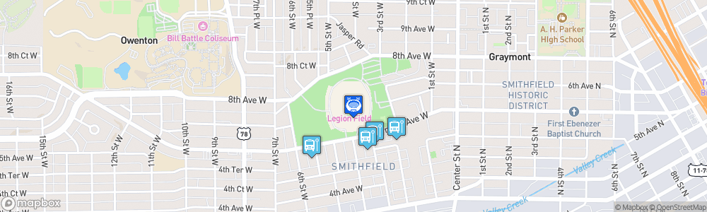 Static Map of Legion Field