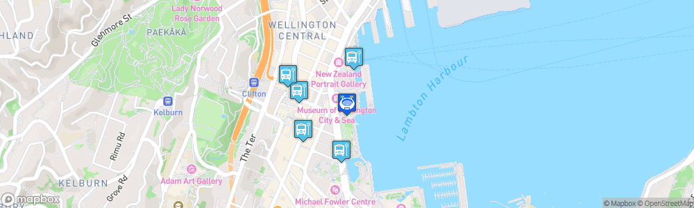 Static Map of TSB Bank Arena