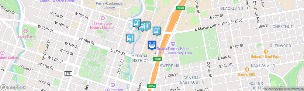 Static Map of Moody Center