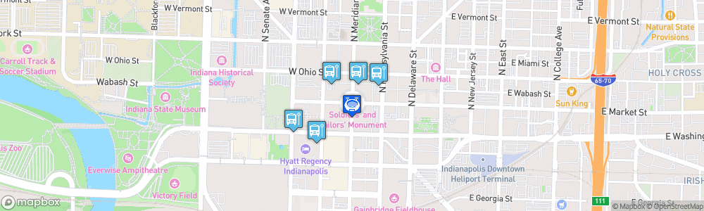 Static Map of Eleven Park