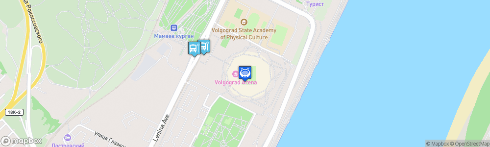 Static Map of Stade central (Volgograd)