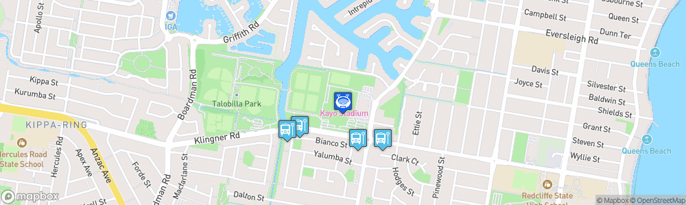 Static Map of Dolphin Oval