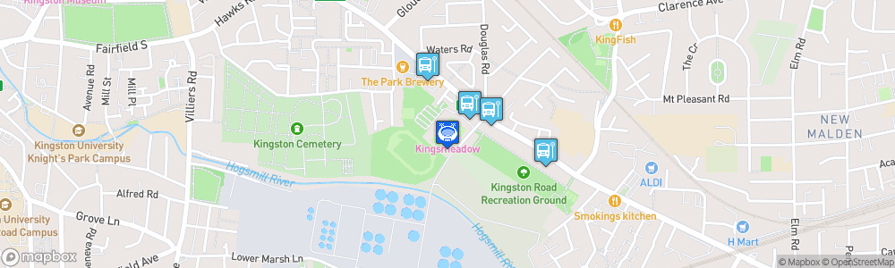 Static Map of Kingsmeadow