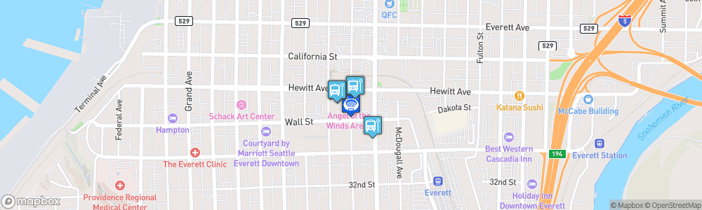 Static Map of Angel of the Winds Arena