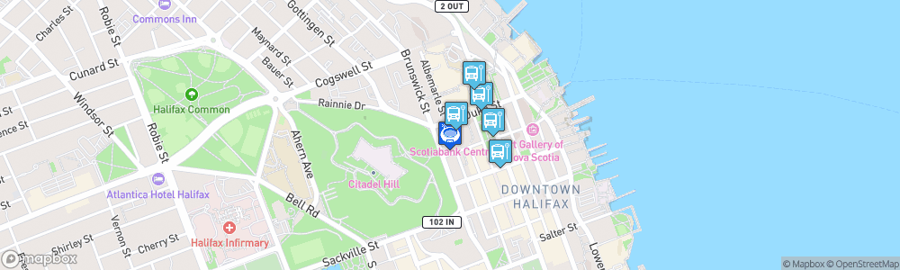 Static Map of Scotiabank Centre