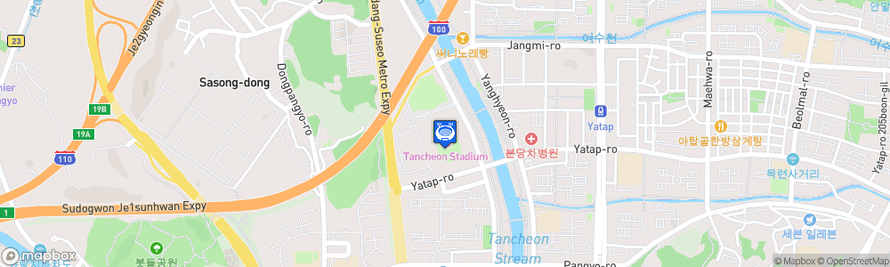 Static Map of Tancheon Stadium