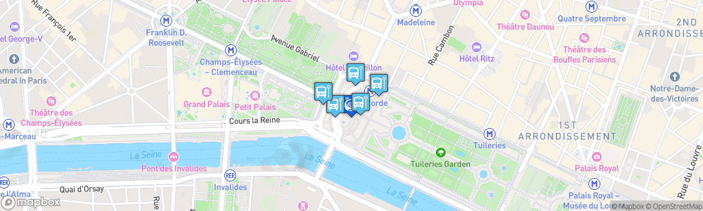 Static Map of Paris 2024 Urban Sport Stadium