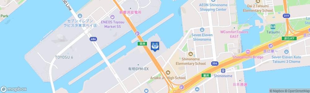 Static Map of Ariake Arena