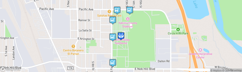 Static Map of Yakima Sundome