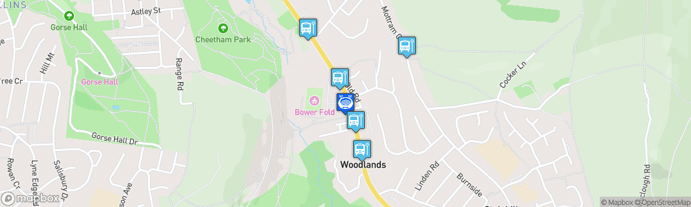 Static Map of Bower Fold