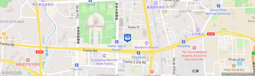 Static Map of Tianhe Stadium