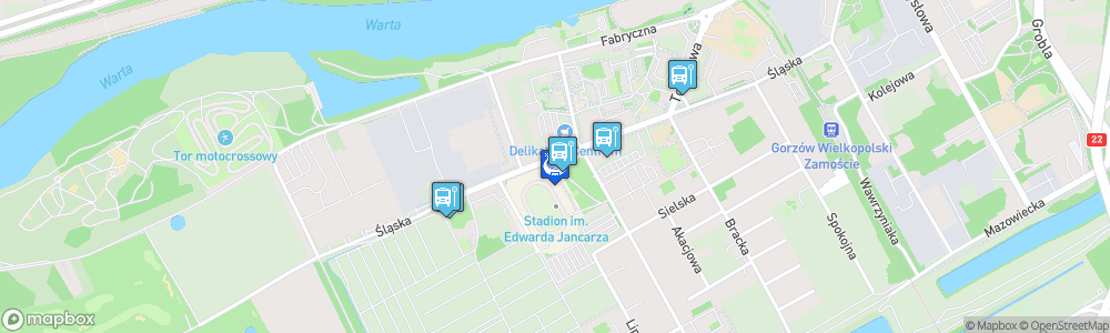 Static Map of Stadion im. Edwarda Jancarza