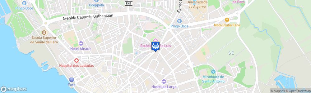 Static Map of Estádio de São Luís