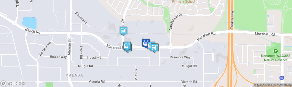 Static Map of Perth Ice Arena Centre