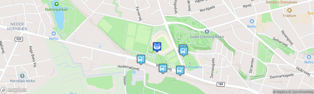 Static Map of Randers Stadion