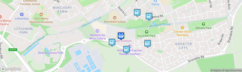 Static Map of Kassam Stadium